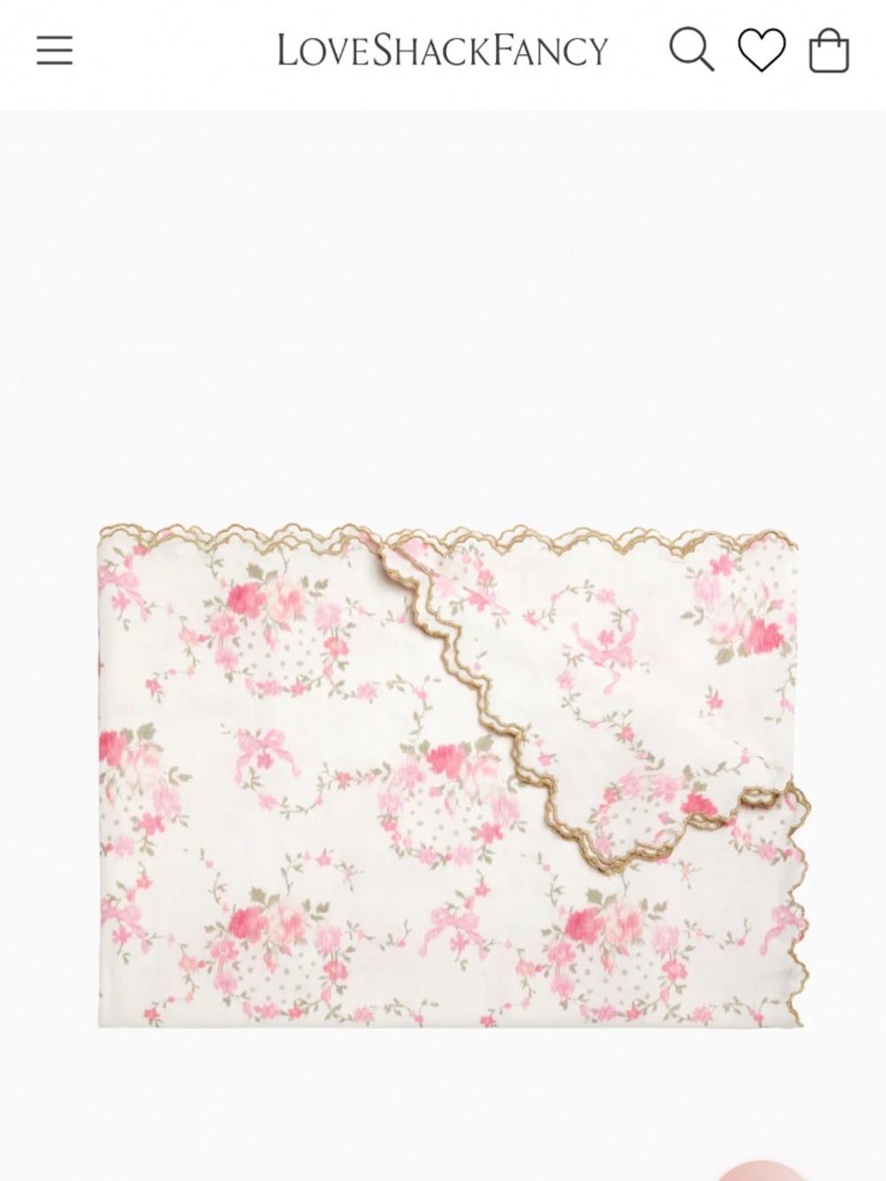 Loveshack fancy tablecloth in box+